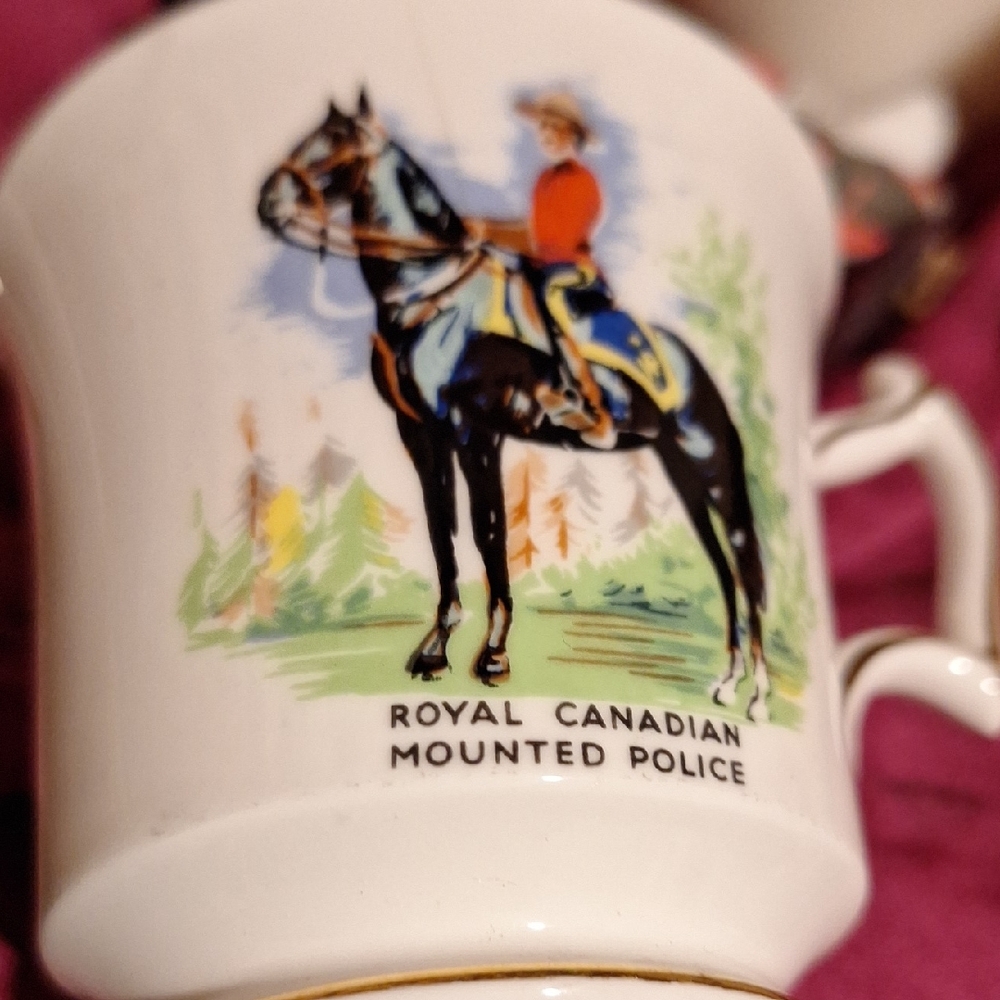 Royal Canadian Mounted Police Mug Bone China Made In England